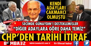 CHP’DEN TARİHİ İTİRAF