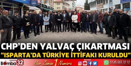 CHP’den Yalvaç çıkartması