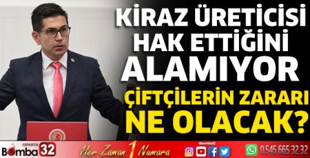 CHP’li Halıcı kiraz üreticilerinin sorunlarını TBMM’ye taşıdı