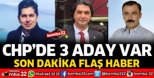 CHP'DE 3 ADAY VAR