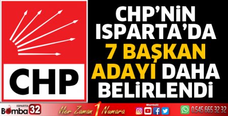 CHP'de 7 başkan adayı daha belirlendi