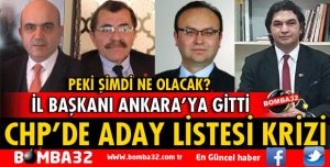 CHP'DE ADAY LİSTESİ KRİZ YARATTI
