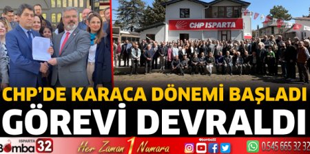 CHP'de Karaca dönemi başladı