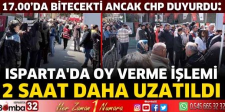 CHP'de oy verme işlemi 2 saat daha uzatıldı 