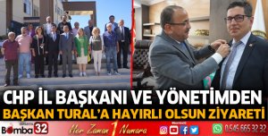 CHP'den Başkan Tural'a hayırlı olsun ziyareti