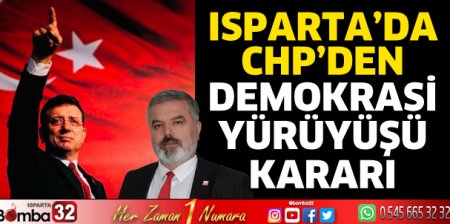 CHP'den demokrasi yürüyüşü kararı