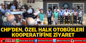 CHP'DEN ÖZEL HALK OTOBÜSLERİNE ZİYARET