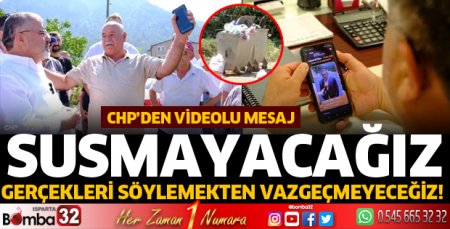 CHP'den videolu mesaj: Susmayacağız 