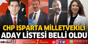 CHP'nin Isparta Milletvekili Aday Listesi 