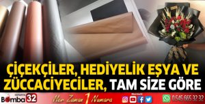 Çiçekçiler, hediyelik eşya ve züccaciyeler; tam size göre!