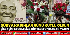 Çiçekçim Erdem size bir telefon kadar yakın