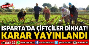 ÇİFTÇİLER DİKKAT
