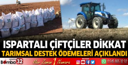 Çiftçilere bu yıl için ödenecek tarımsal destekler belli oldu