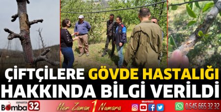 Çiftçilere gövde hastalığı hakkında bilgi verildi