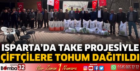 Çiftçilere tohum dağıtıldı
