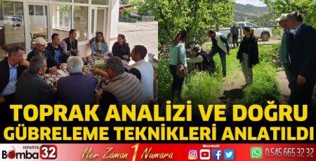 Çiftçilerle bilgilendirme toplantısı yapıldı