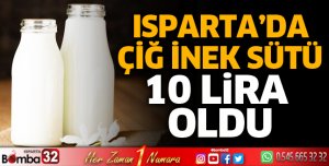 Çiğ inek sütü 10 lira oldu
