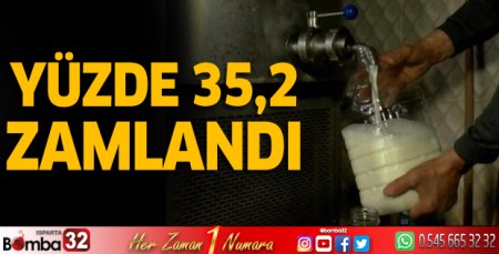Çiğ süte yüzde 35,2 zam