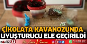 Çikolata kavanozunda uyuşturucu ele geçirildi