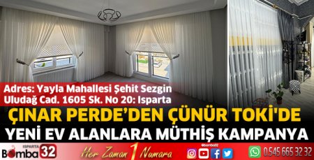 Çınar Perde'de Çünür TOKİ'den Yeni Ev Alanlara Müthiş Kampanya
