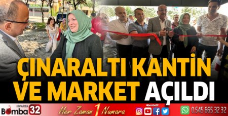 Çınaraltı Kantin ve market açıldı