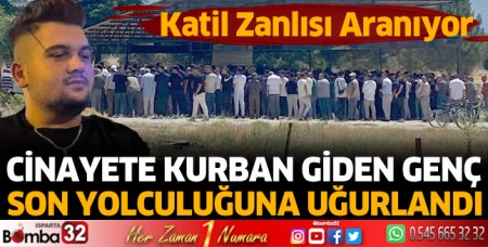 Cinayete kurban giden genç toprağa verildi 