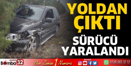 Cip yoldan çıktı: 1 yaralı