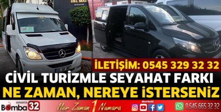 Civil Turizmle seyahat farkı