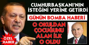 ÇOCUĞUNU O OKULDAN ALDI