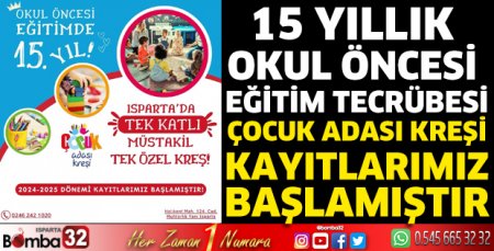 Çocuk Adası Kreşi kayıtları başladı