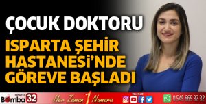 Çocuk Doktoru Funda Dönder Şen göreve başladı