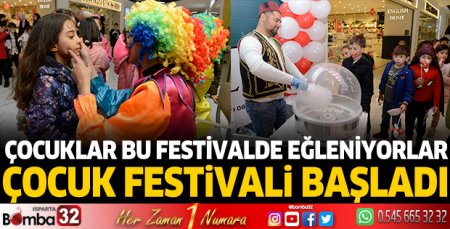 Çocuk festivali başladı