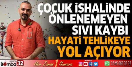Çocuk ishalinde önlenemeyen sıvı kaybı hayati tehlikeye yol açıyor