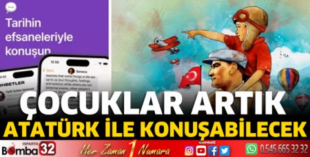 Çocuklar artık Atatürk ile konuşabilecek