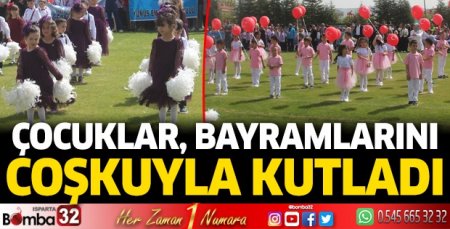 Çocuklar, bayramlarını coşkuyla kutladı