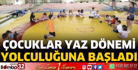 Çocuklar yaz dönemi yolculuğuna başladı