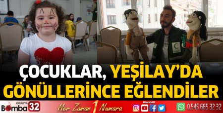 Çocuklar Yeşilay’da buluştu