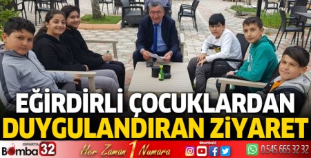 Çocuklardan duygulandıran ziyaret