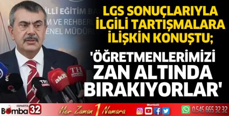 Çocuklarımızın bütün sınav ve başarı namusu bize emanet