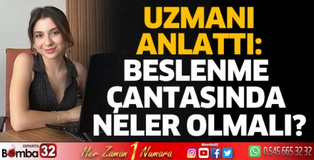 Çocukların beslenme çantasında neler olmalı?
