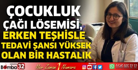 Çocukluk çağı lösemisinin tedavisi yüksektir