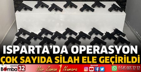 Çok sayıda silah ele geçirildi
