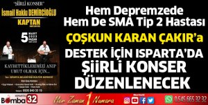Coşkun Karan Çakır bebek için şiirli konser düzenlenecek