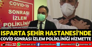 COVİD SONRASI HASTALARA İZLEME POLİKLİNİĞİ KURULDU