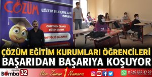 Çözüm Eğitim Kurumları öğrencileri başarıdan başarıya koşuyor