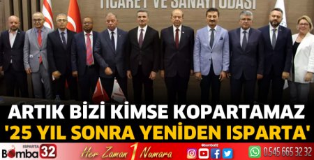 Cuhmurbaşkanı Tatar 25 yıl sonra tekrar Isparta'da