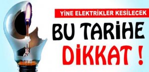 Cuma Günü Elektrikler Yok!