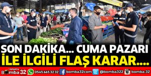 Cuma Pazarı ne zaman kurulacak