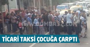 CUMA PAZARIN MEVKİNDE KAZA 1 YARALI 