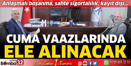 Cuma vaazlarında ele alınacak